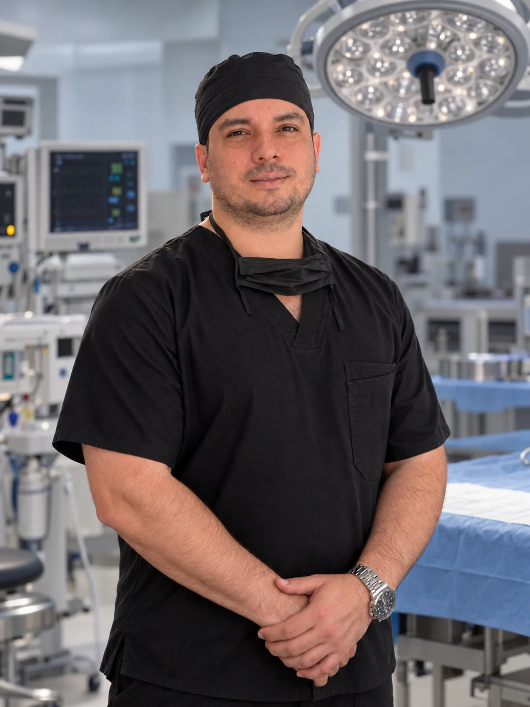 Dr. Héctor Ruiz Marín en quirófano
